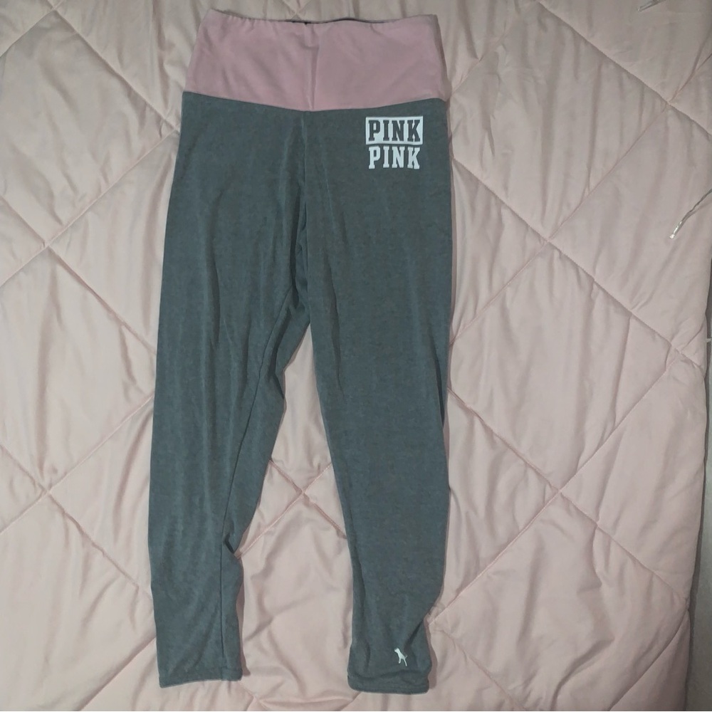 PINK high waist capri yoga pants, Women’s Small